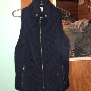 Navy blue vest